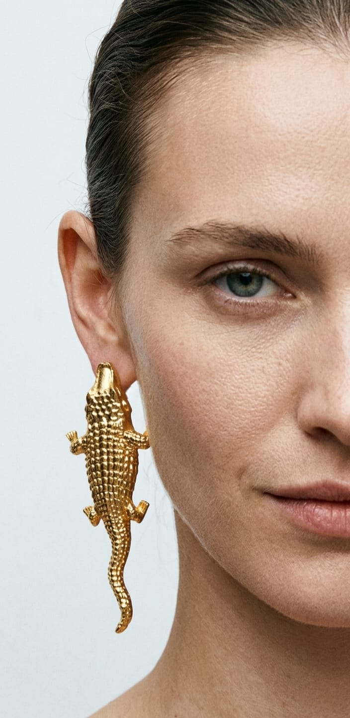 Reptilia I Earrings frontend image